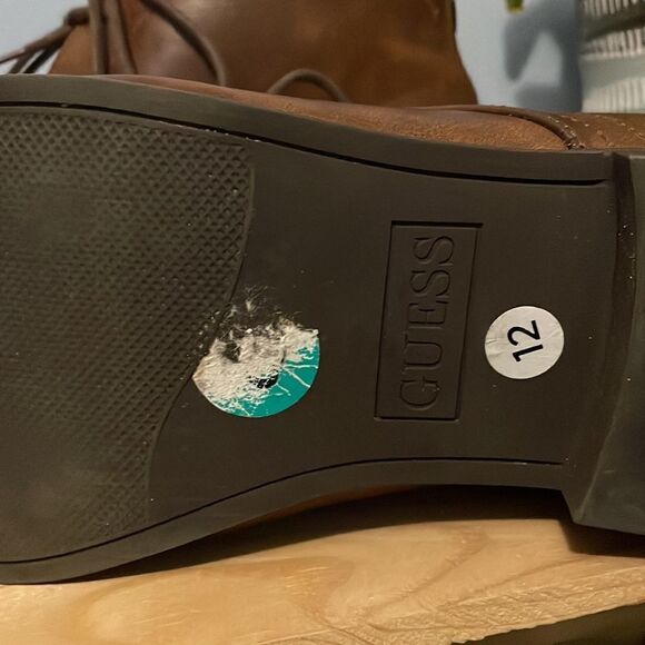 Guess Size 12 Brown Boots with Laces - Picture 4 of 7